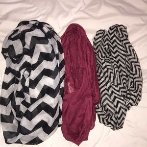 Infinity scarves